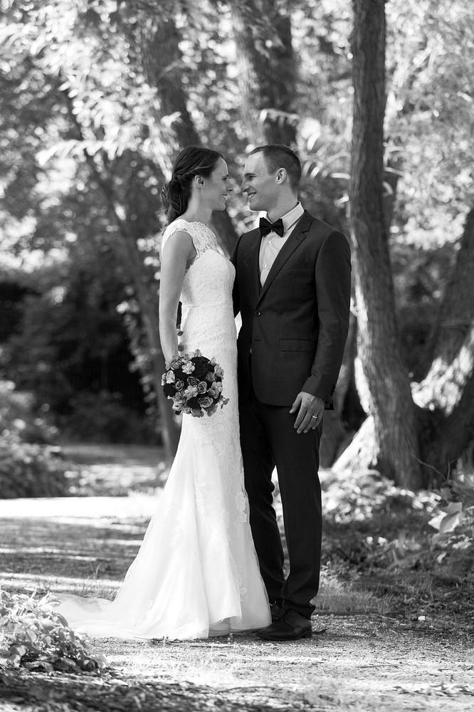 photographe mariage nancy couple noir et blanc