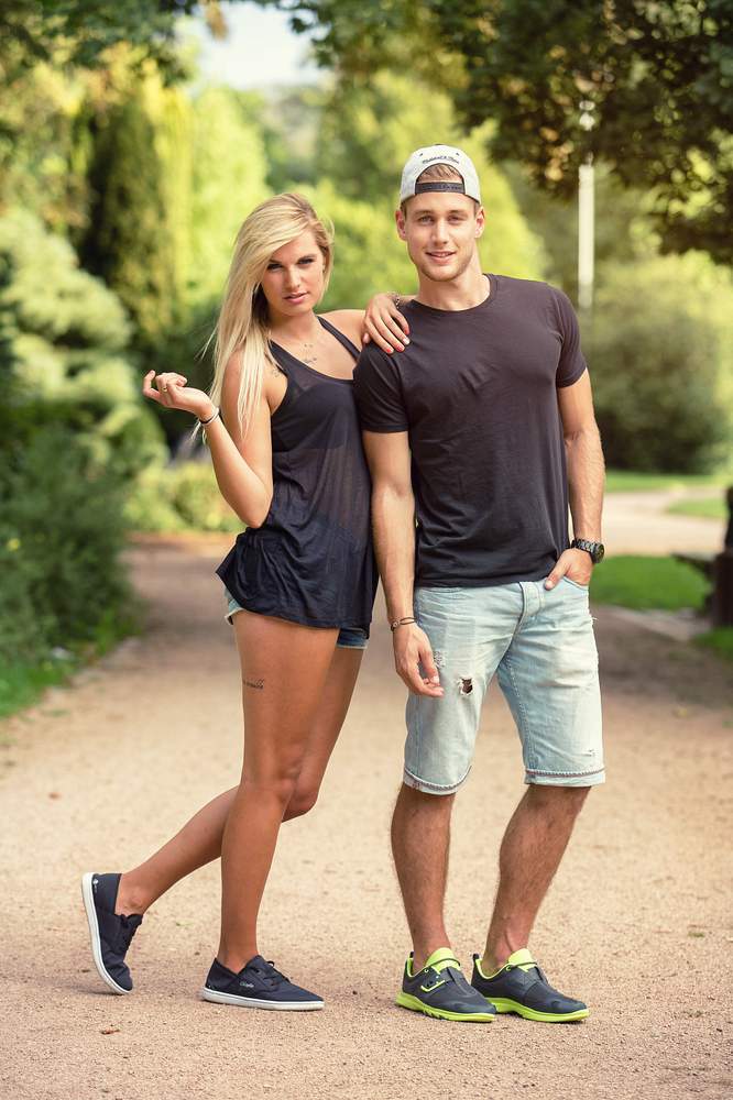 photographe portrait exterieur nancy couple sportif