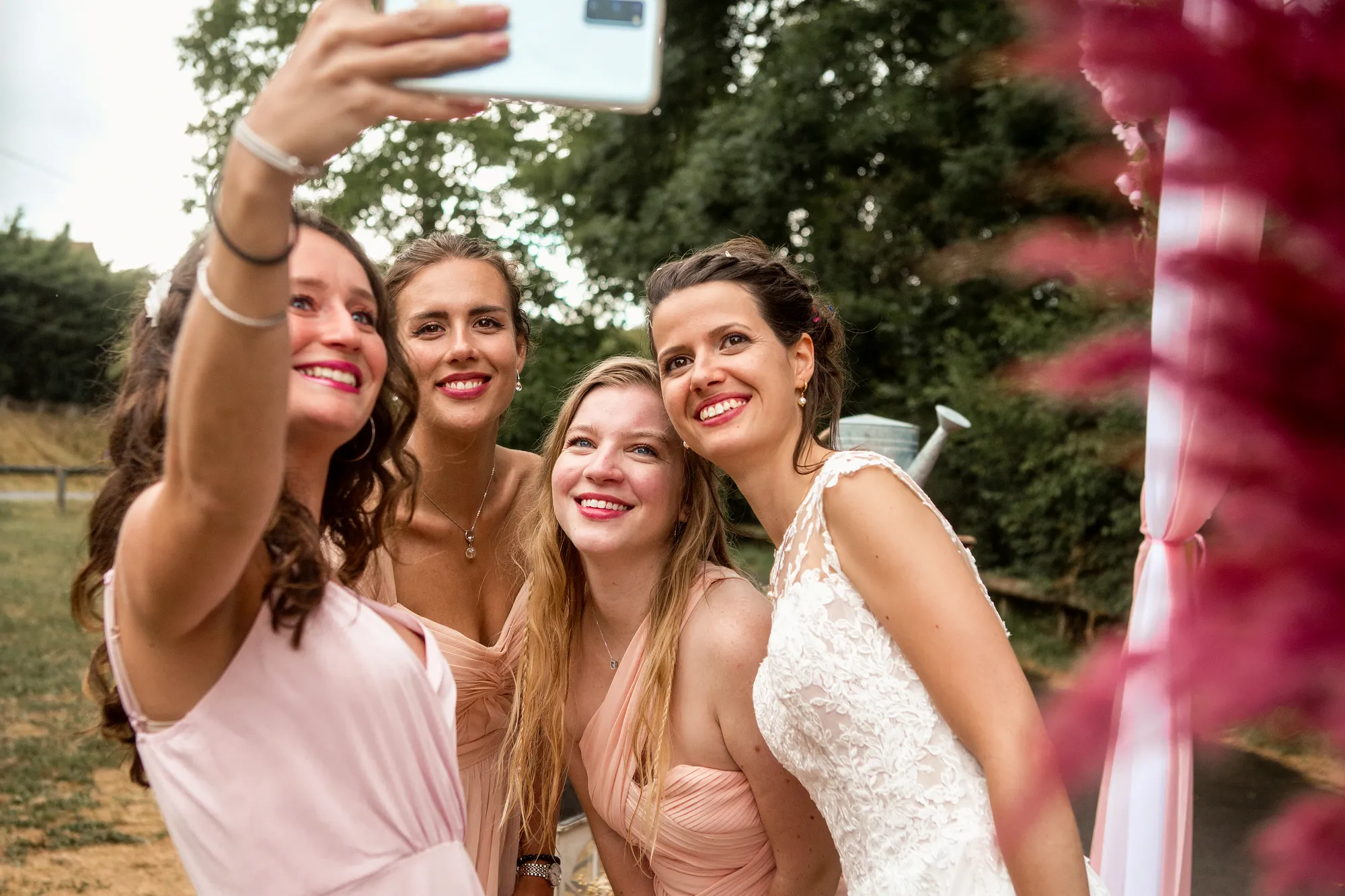 mariage nancy selfie filles d honneur