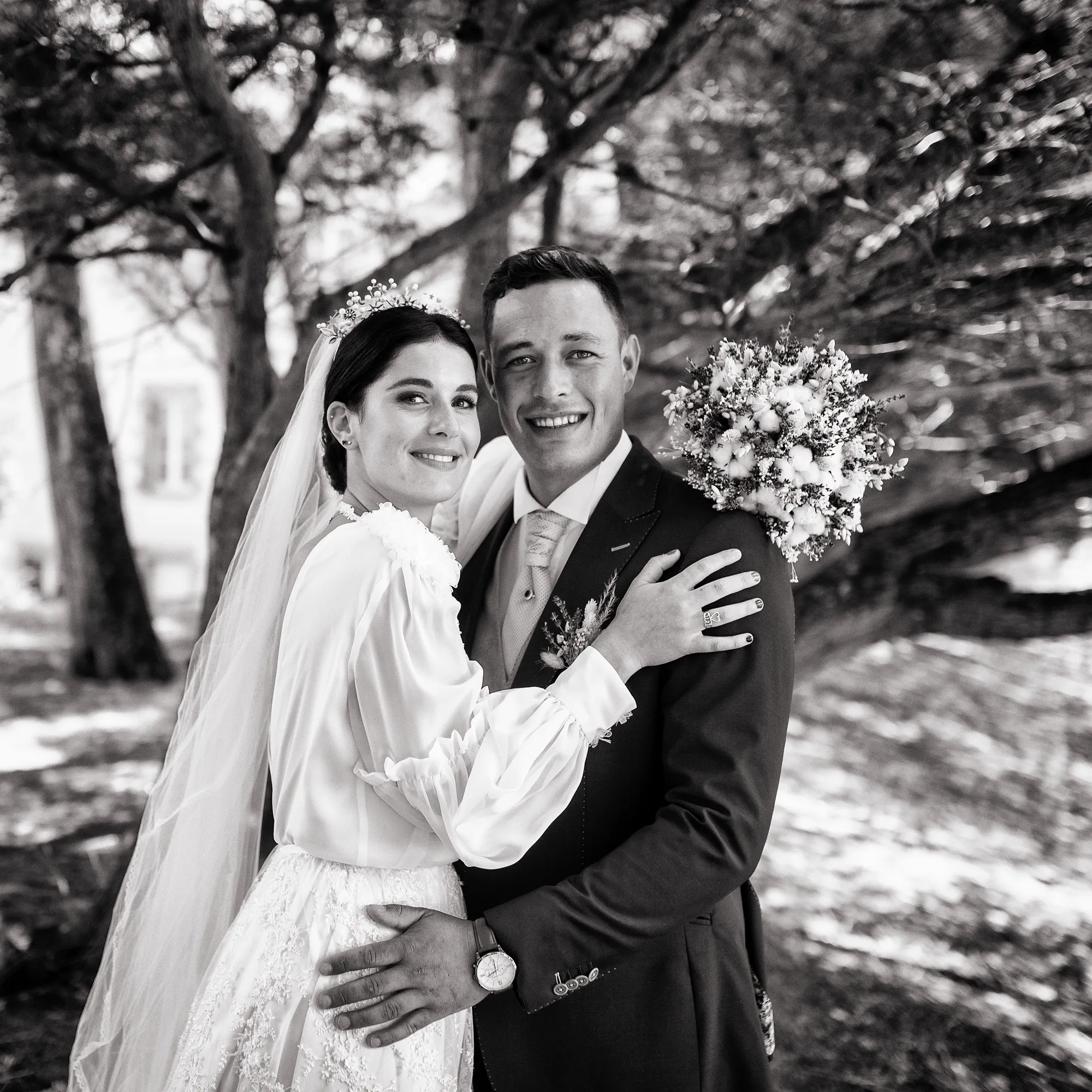photographe mariage nancy couple noir et blanc
